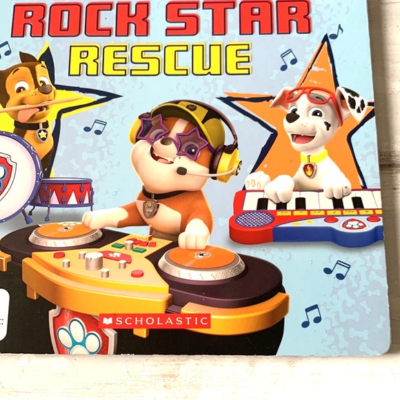 Paw Patrol Rock Star Rescue Nickelodeon Childrens Hardback Book Scholastic Kids - Picture 3 of 4